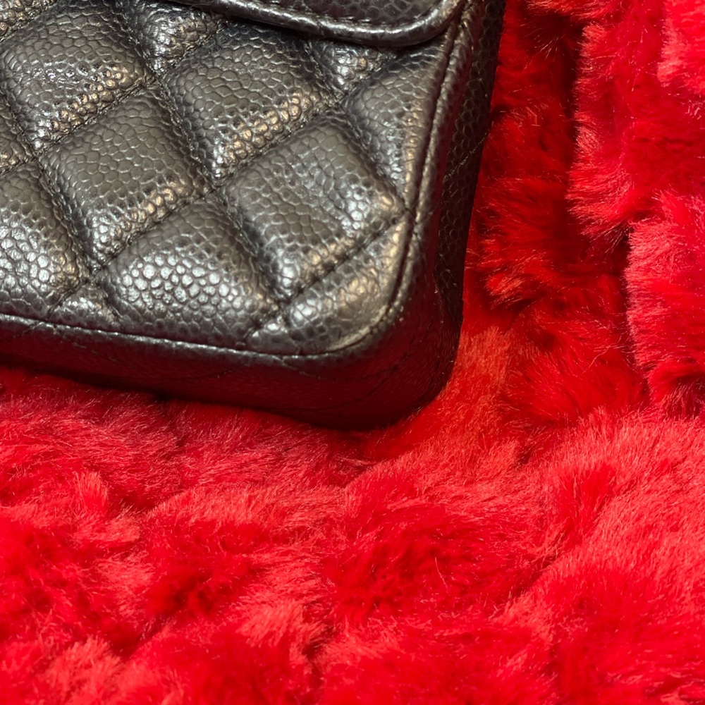 Chanel Black Quilted Caviar Medium Classic Double Flap Bag Gold Hardware, 2017 - Picture 9 of 14